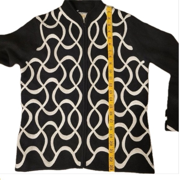 Talbots Zip Up Sweater- size M - Picture 4 of 5